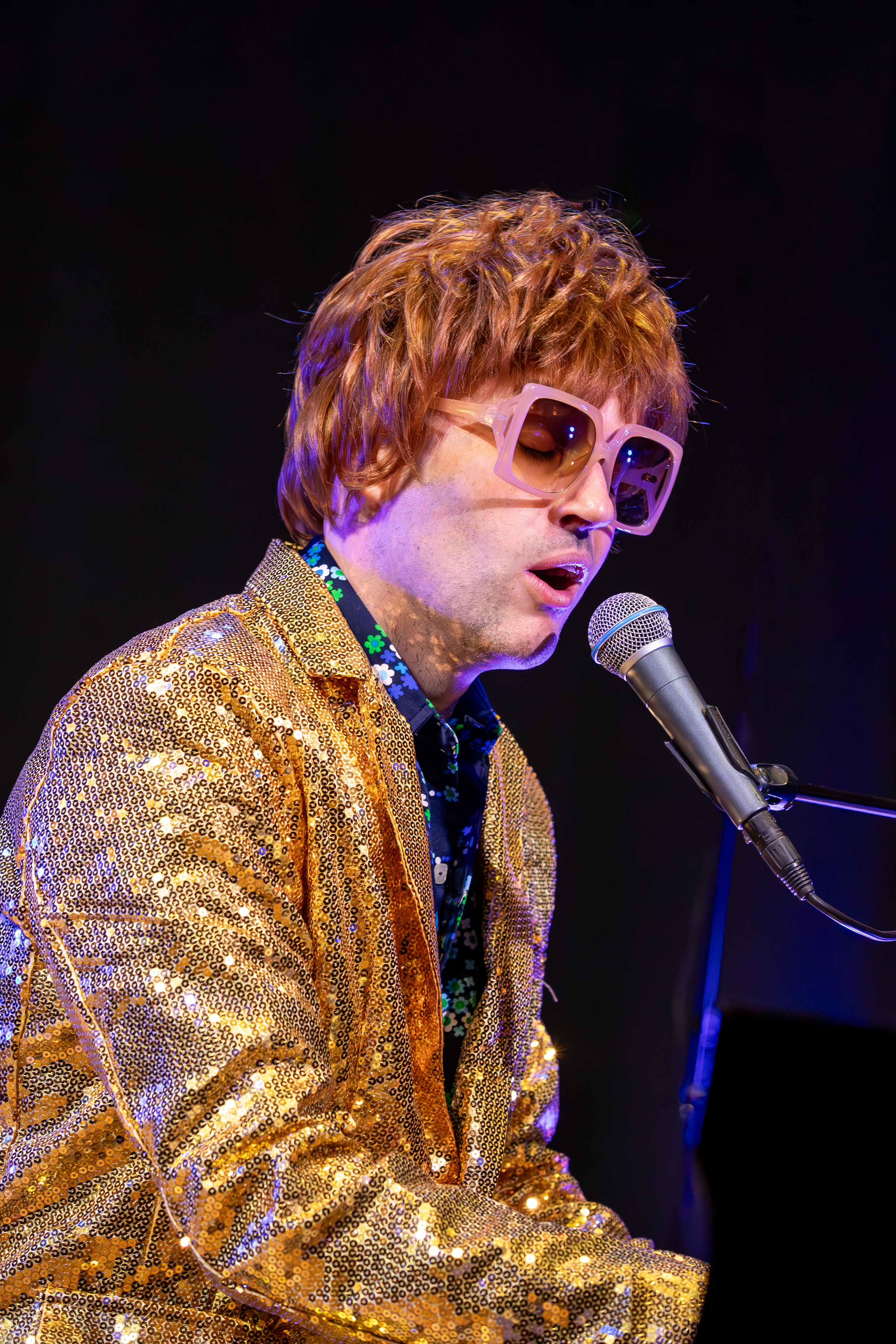 Michael Turner performing Tiny Dancer at a Lower Mainland theatre