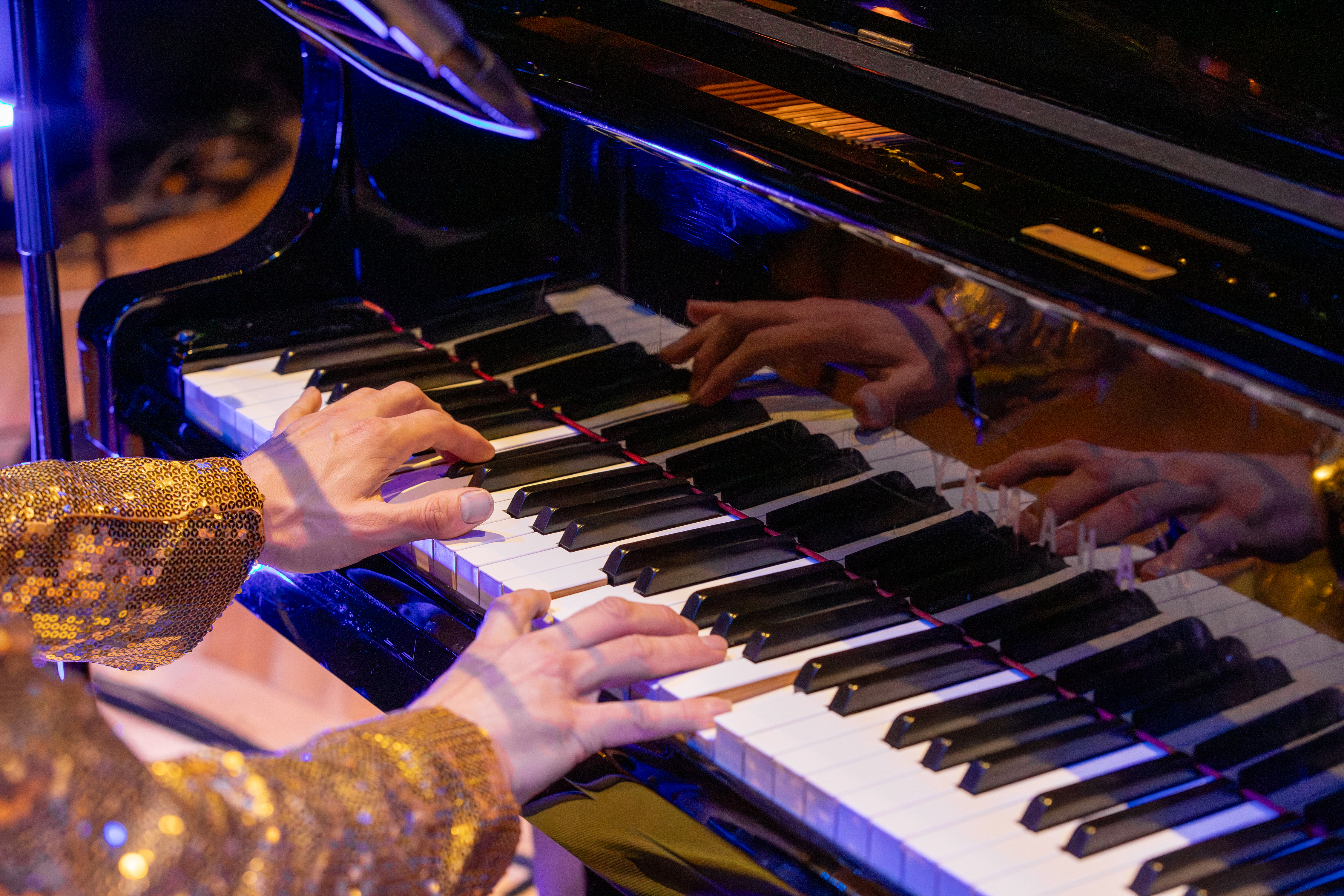The Honky Cat Elton John tribute show at a BC festival
